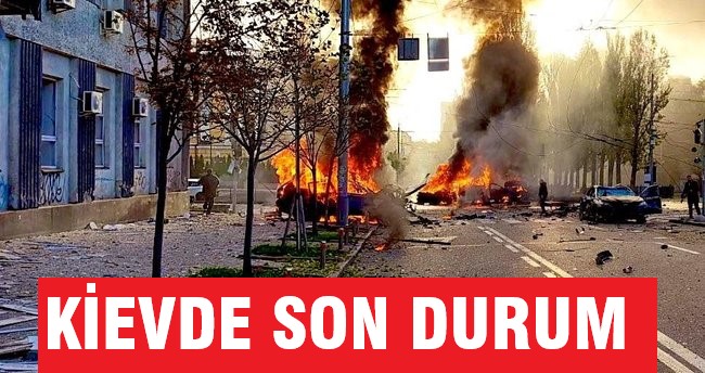 RUSYADAN İNTİKAM SALDIRISI! KİEVDE PATLAMA