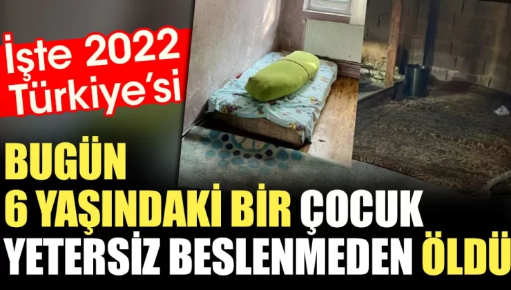 ÇOCUKLARIN ÇOK BÜYÜK BİR BÖLÜMÜ AÇLIK VE YETERSİZ BESLENMDEN ÖLÜYOR!