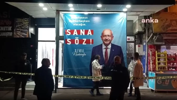 MİLLET İTTİFAKI’NIN BEYOĞLU SEÇİM KOORDİNASYON MERKEZİ’NE TAŞLI SALDIRI