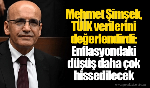 ŞAKA GİBİ! MEHMET ŞİMŞEK: ENFLASYON DÜŞÜYOR!