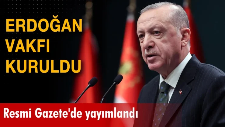 ERDOĞAN KENDİ VAKFINA VERGİ MUAFİYETİ GETİRDİ!