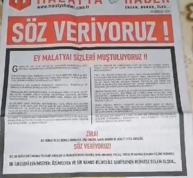 SÖZ VERİYORUZ!
