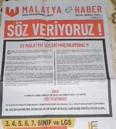 SÖZ VERİYORUZ!
