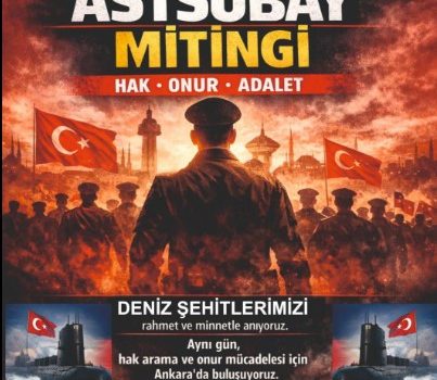 EMEKLİ ASKERLER DE MEYDANLARA İNİYOR!