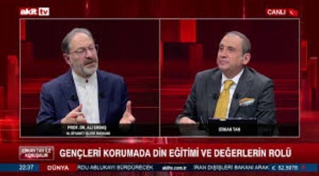 DİB ESKİ BAŞKANI ALİ ERBAŞ ”DİN DERSİNİ SEÇEN ÖĞRENCİ SAYISI %5’E DÜŞTÜ”